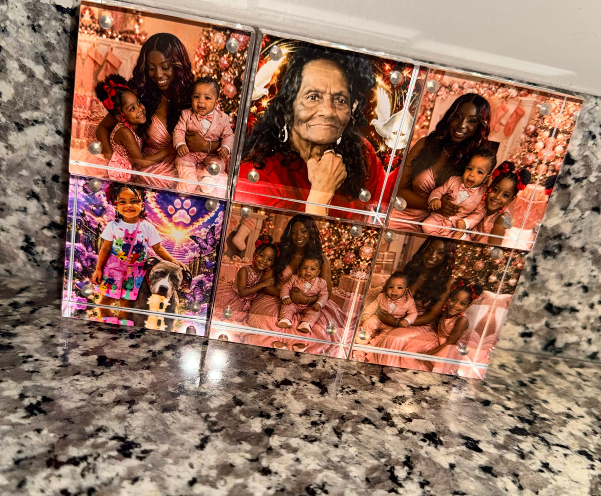 Personalized 2x2 Acrylic Photo Block | Custom Photo Keepsake | Personalized Picture Gift