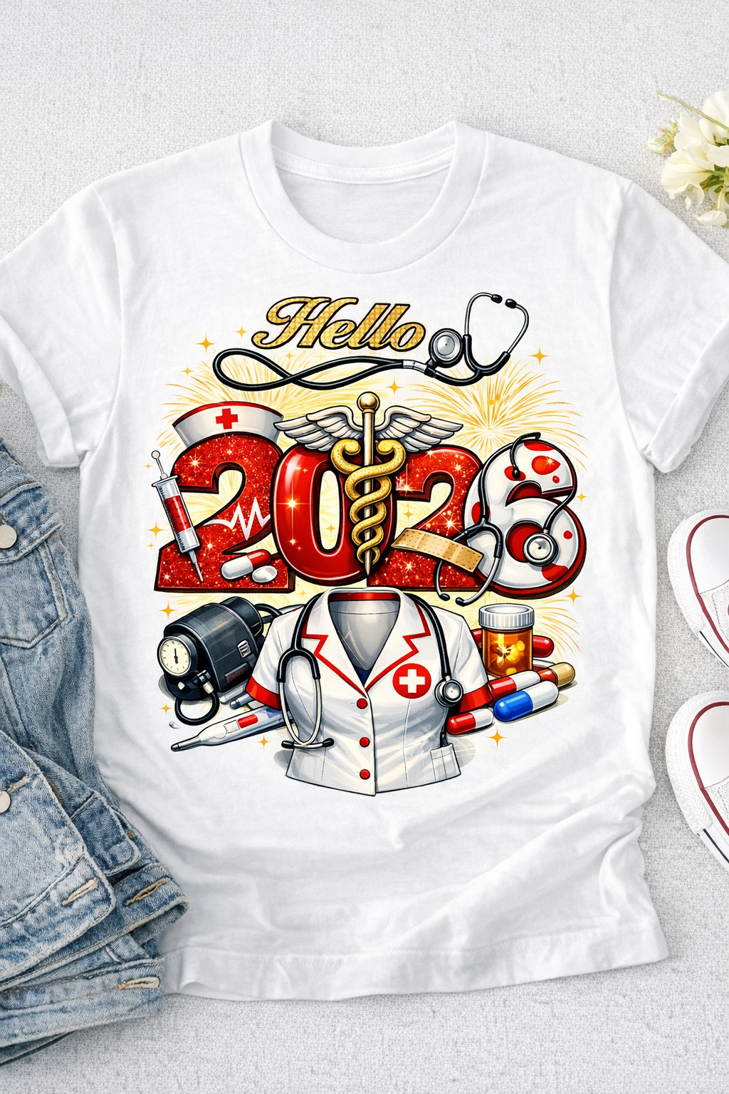 Hello 2026- Healthcare Edition Shirt
