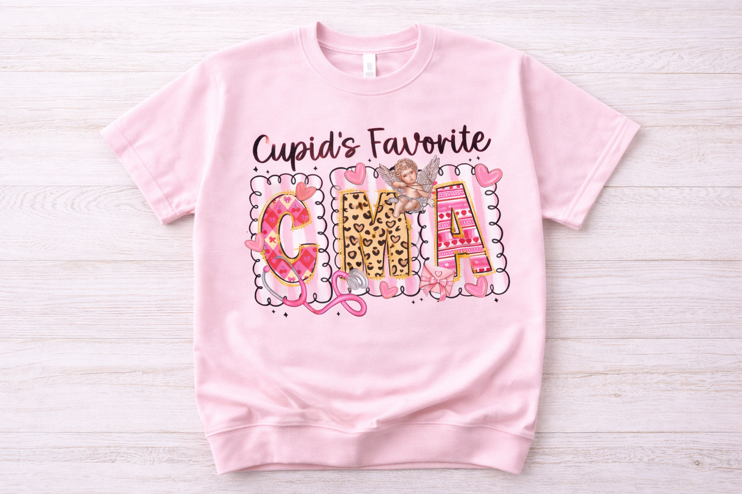 Cupid’s Favorite CMA – Valentine Shirt & Sweatshirt 💘🩺