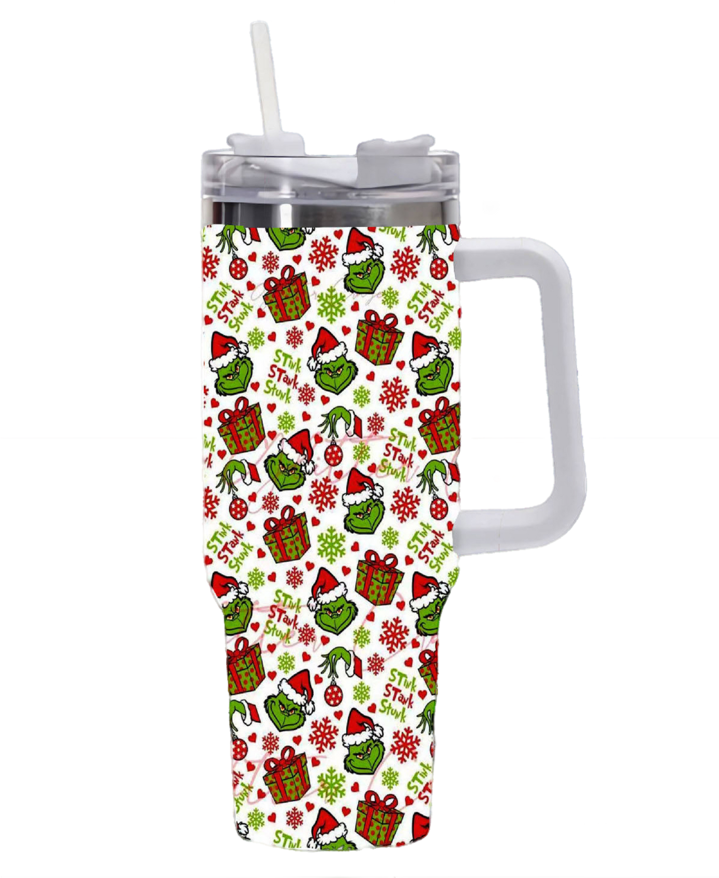 40 oz Stink Stank Stunk Grinch Tumbler