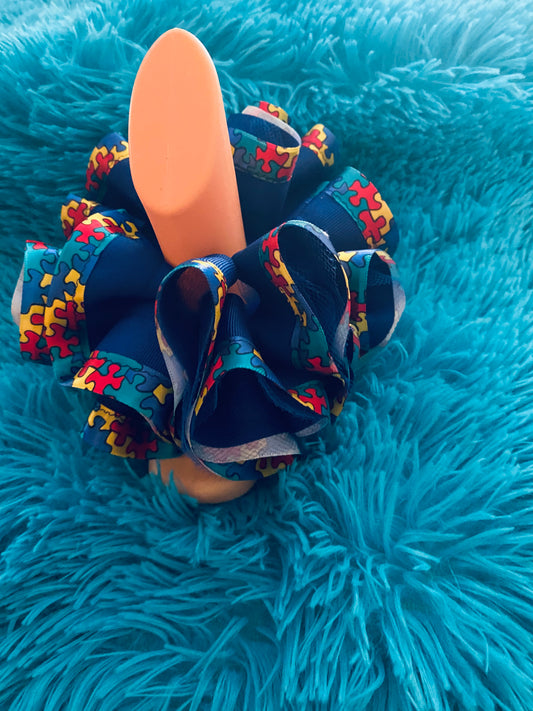 Autism Inspired Detachable Ruffle Anklets