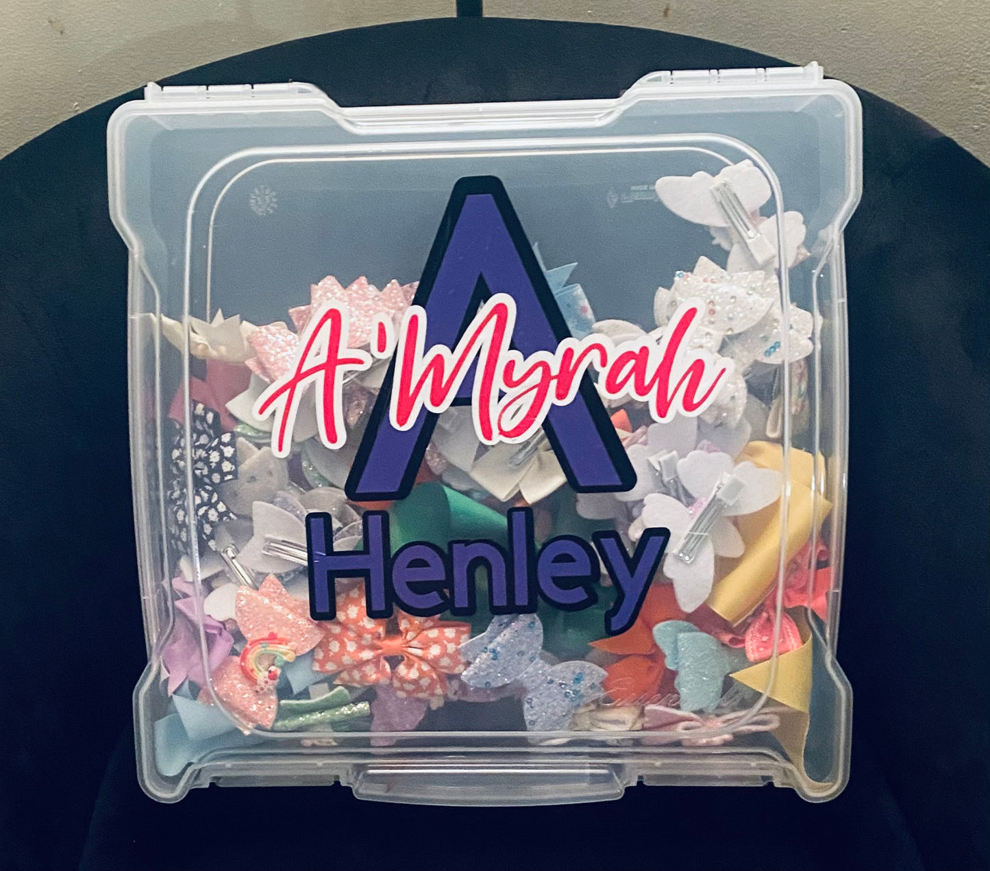 Personalized Hair Bow Box