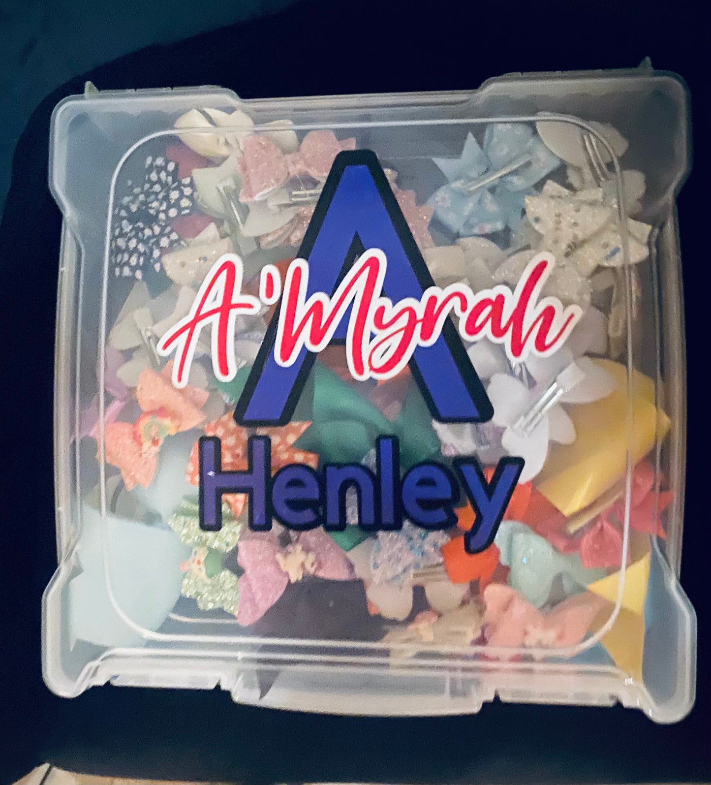 Personalized Hair Bow Box