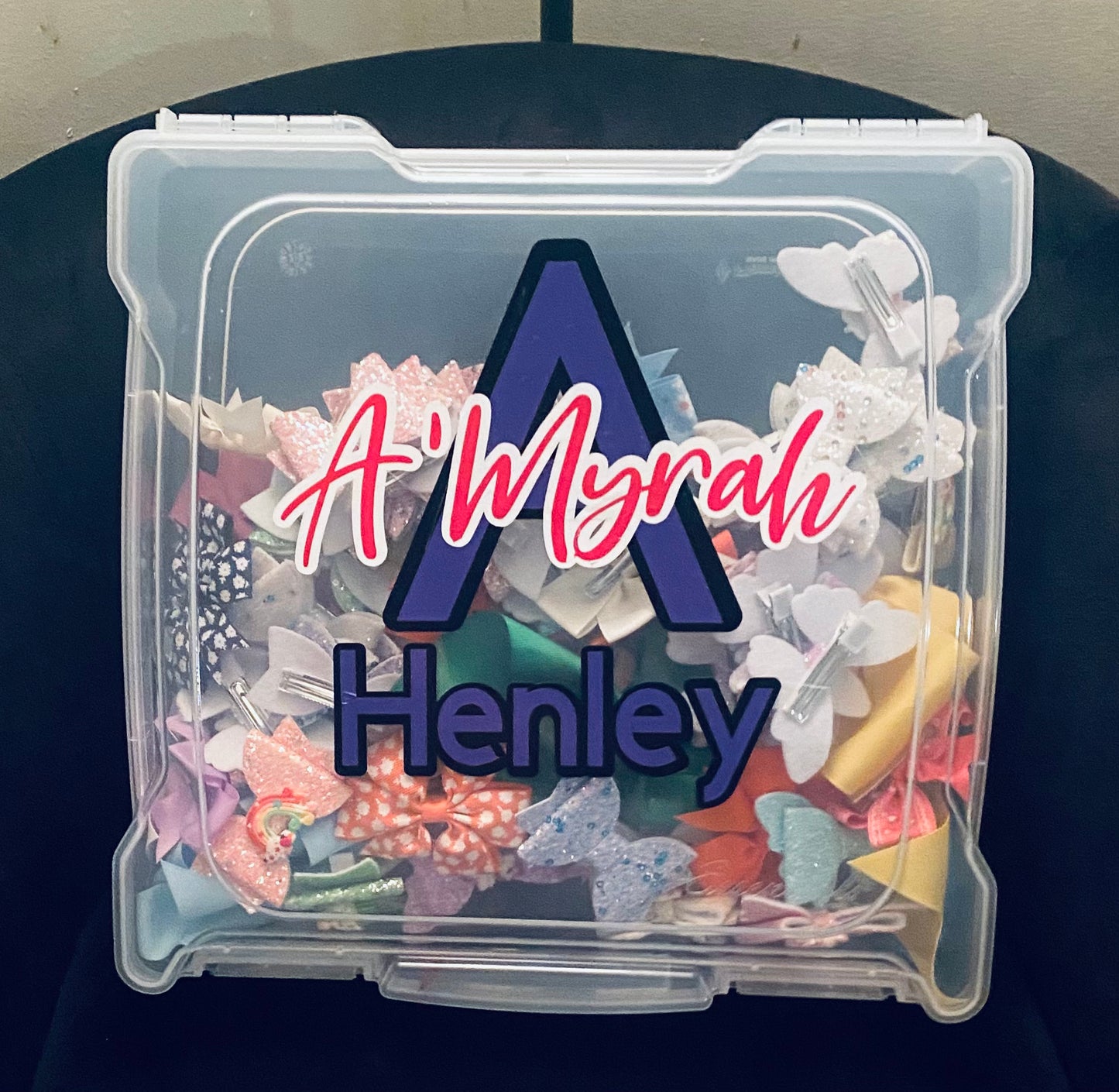Personalized Hair Bow Box
