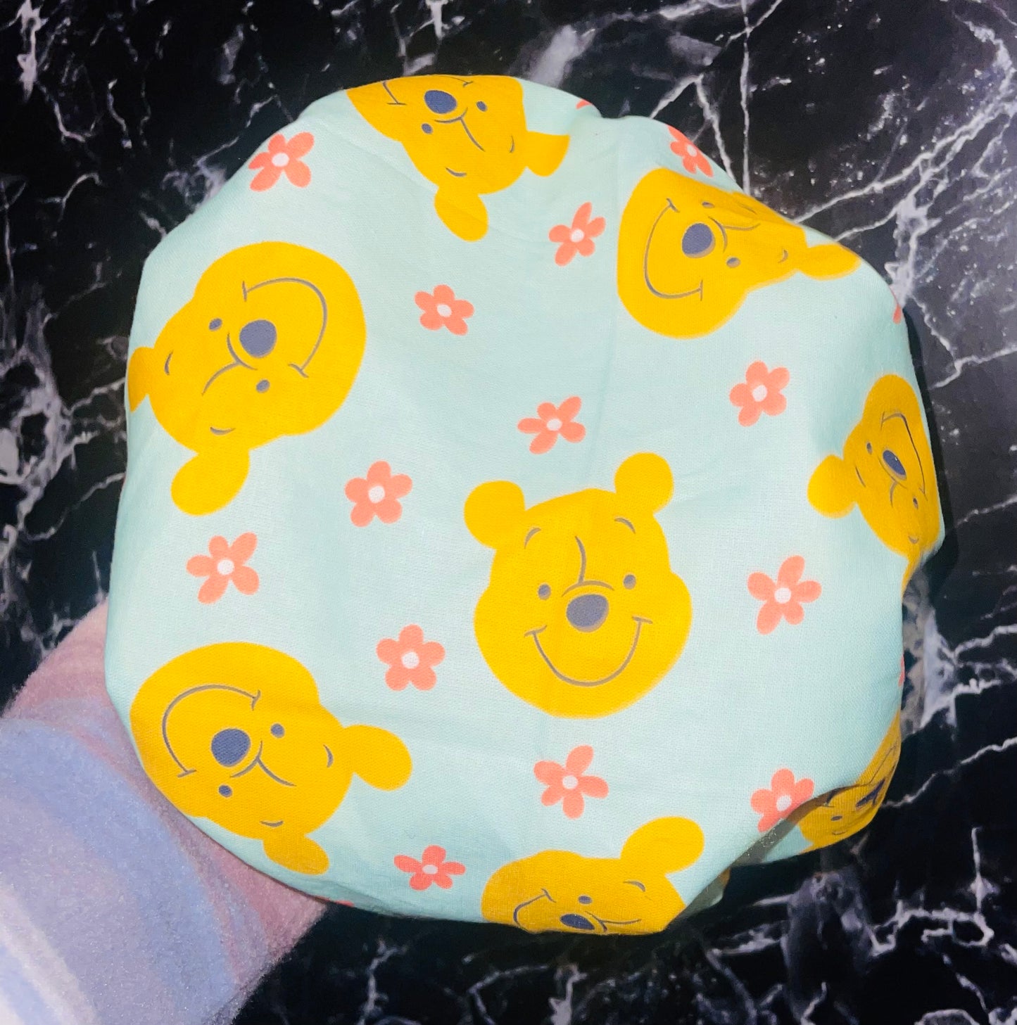 Winnie-Inspired Reversible Satin Bonnet