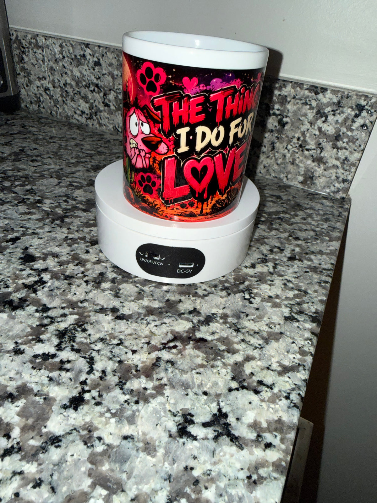 🐾 Courage the Cowardly Dog 11 oz Coffee Mug – Cartoon-Inspired Sublimation Mug