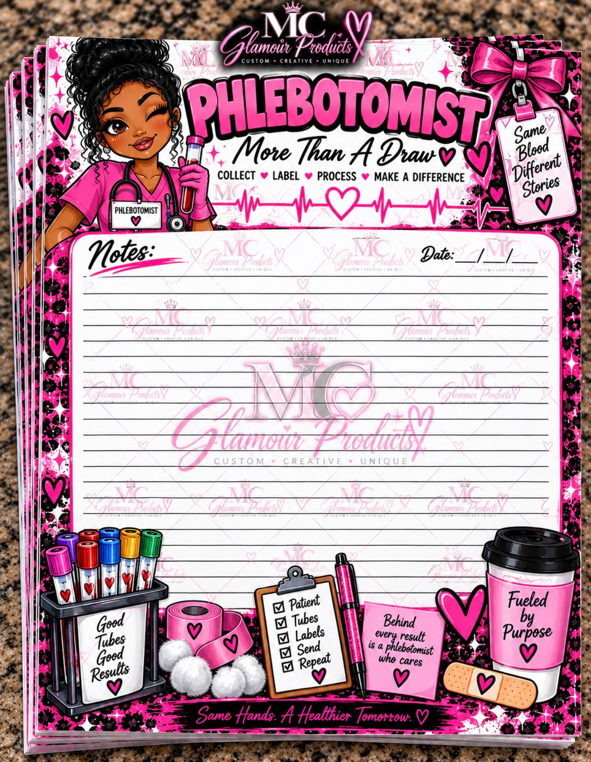More Than A Draw Phlebotomist Notepad
