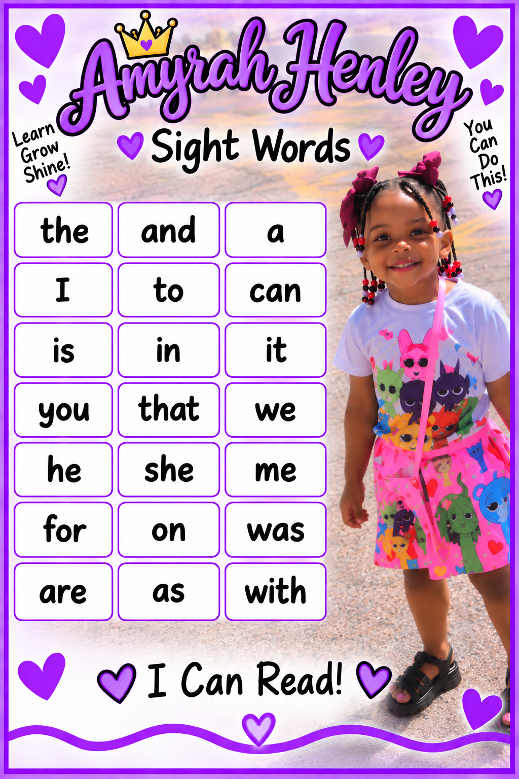 Personalized Kids Learning Worksheets – Custom Photo & Name Activity Sheets