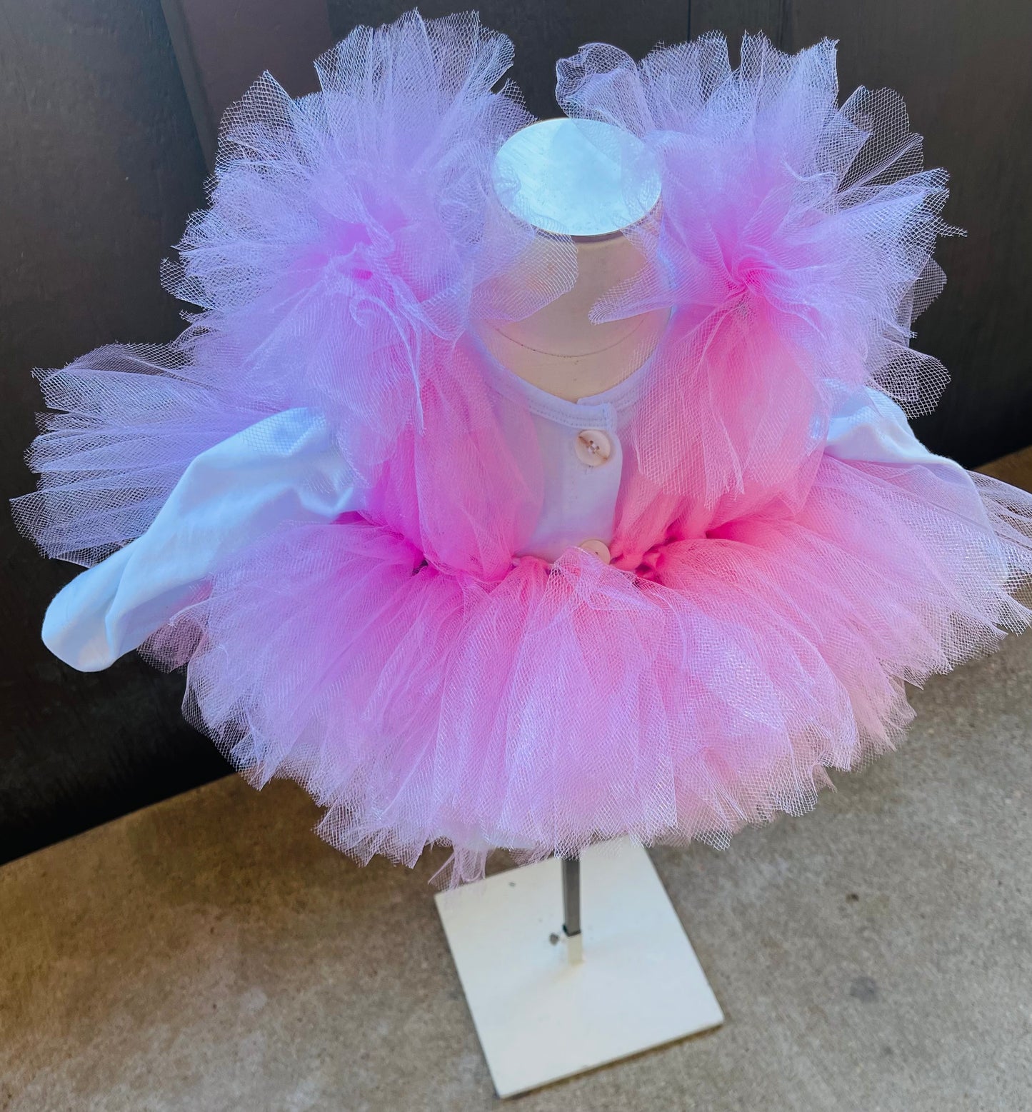 Pink Starburst Tutu Dress