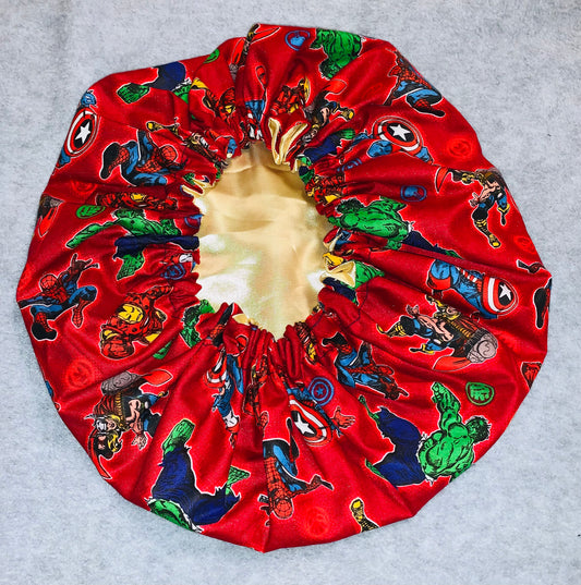 Avengers Reversible Satin Bonnet