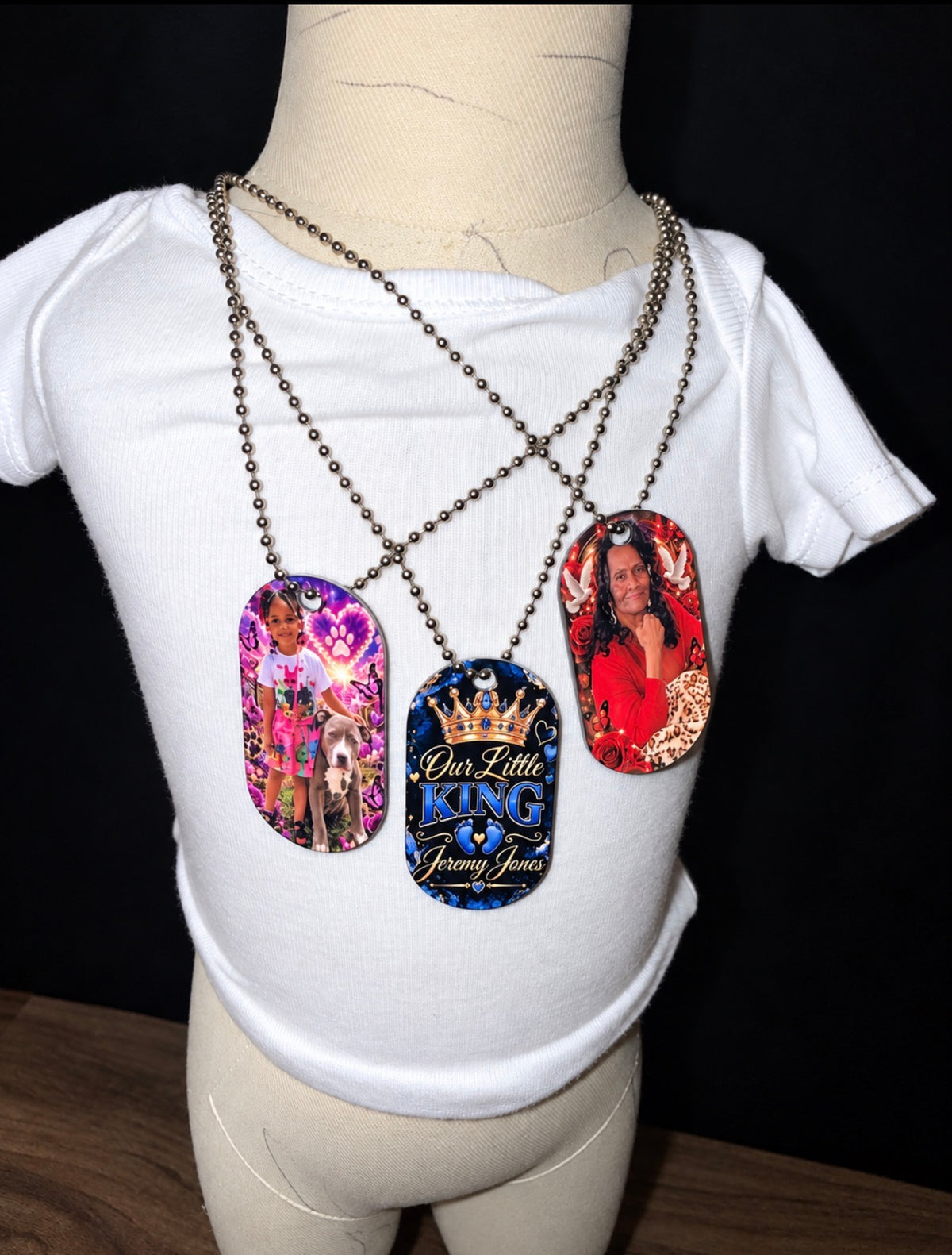 Custom Photo Dog Tag Necklace | Personalized Memorial & Keepsake Jewelry