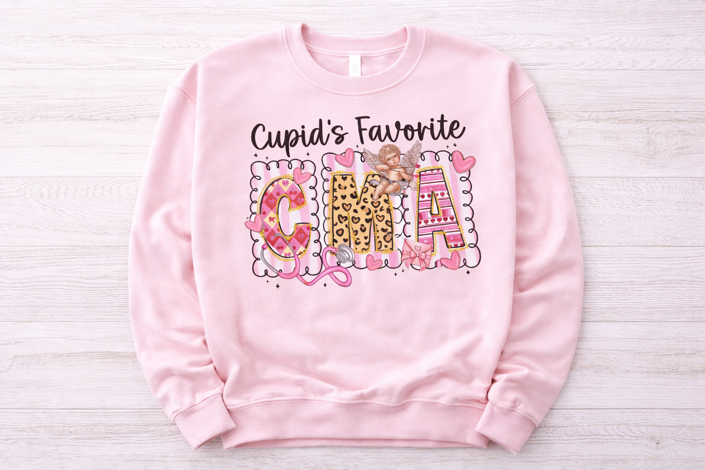 Cupid’s Favorite CMA – Valentine Shirt & Sweatshirt 💘🩺