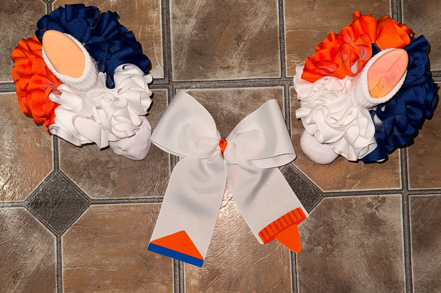 Elmer’s Glue-Inspired Ruffle Sock & Bow Set – Back to School Edition