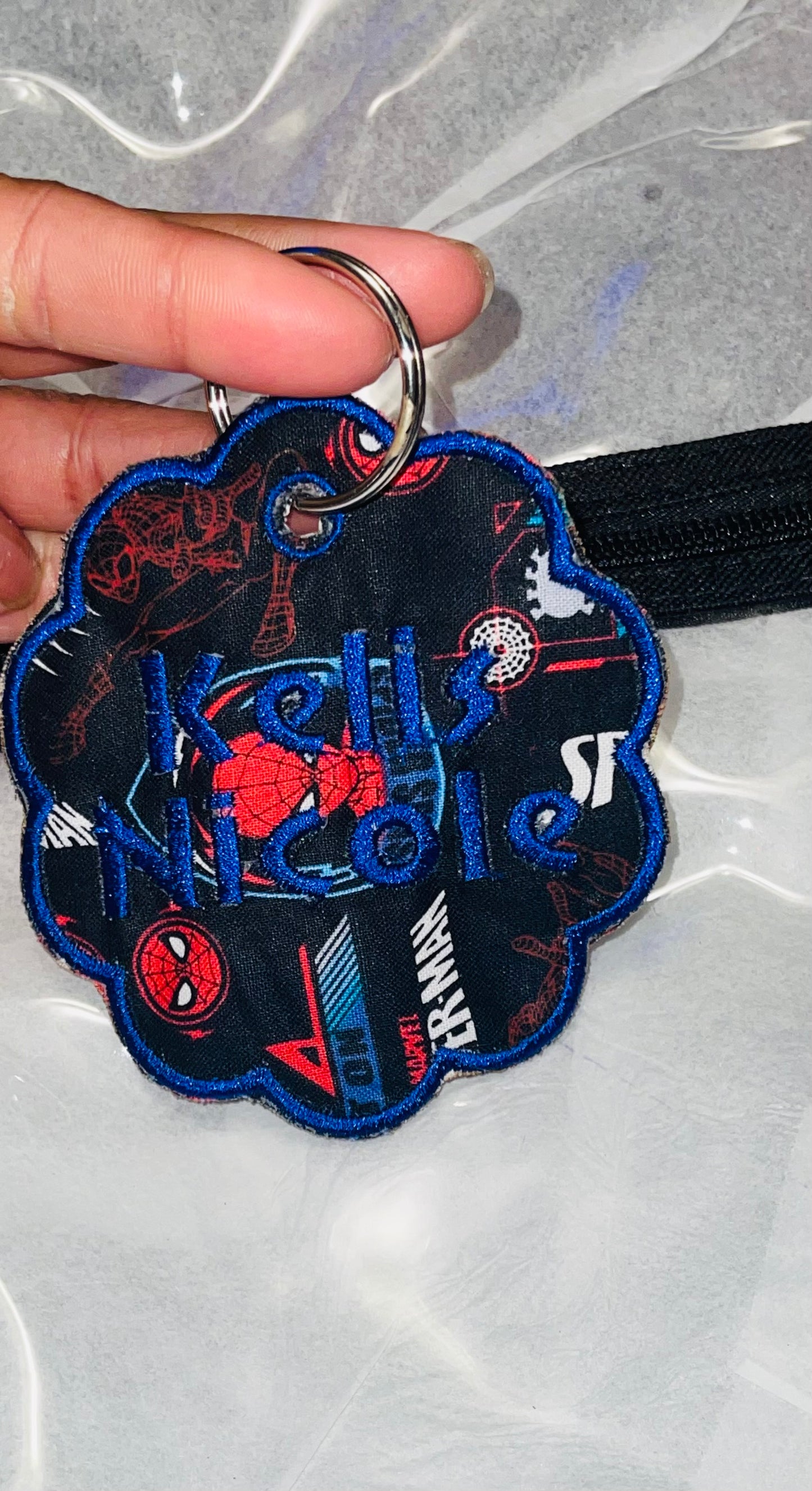 Web-Slinger Spidey Bag Tag