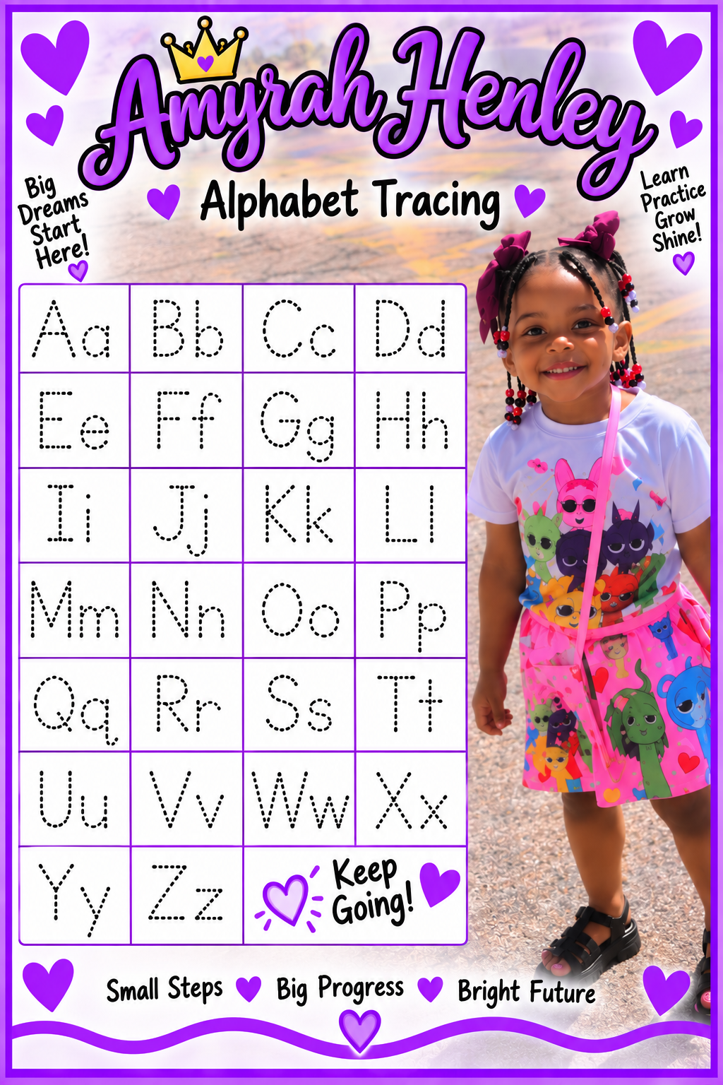 Personalized Kids Learning Worksheets – Custom Photo & Name Activity Sheets