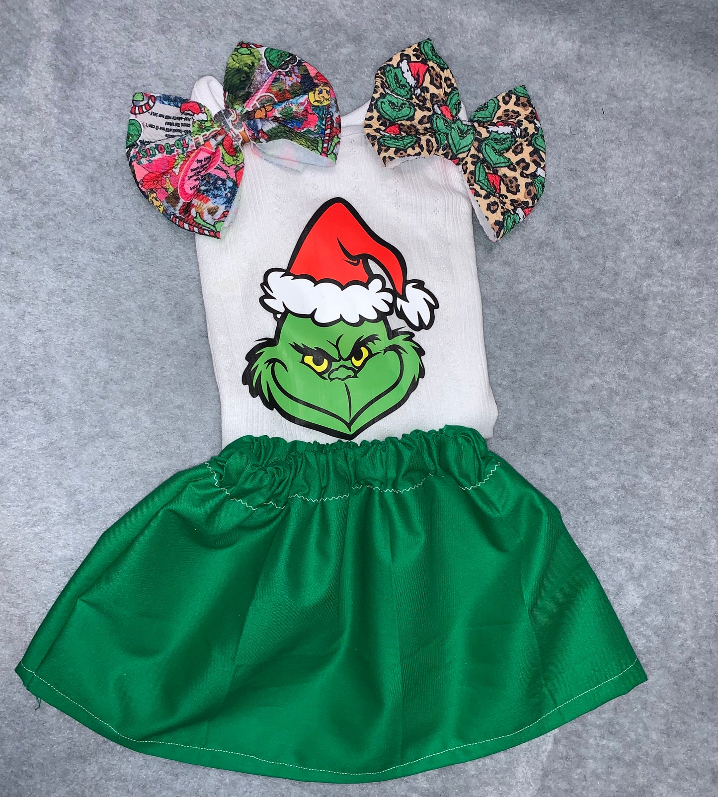 GRINCHMAS Christmas Skirt Set🎅🏼 🎄 🎁