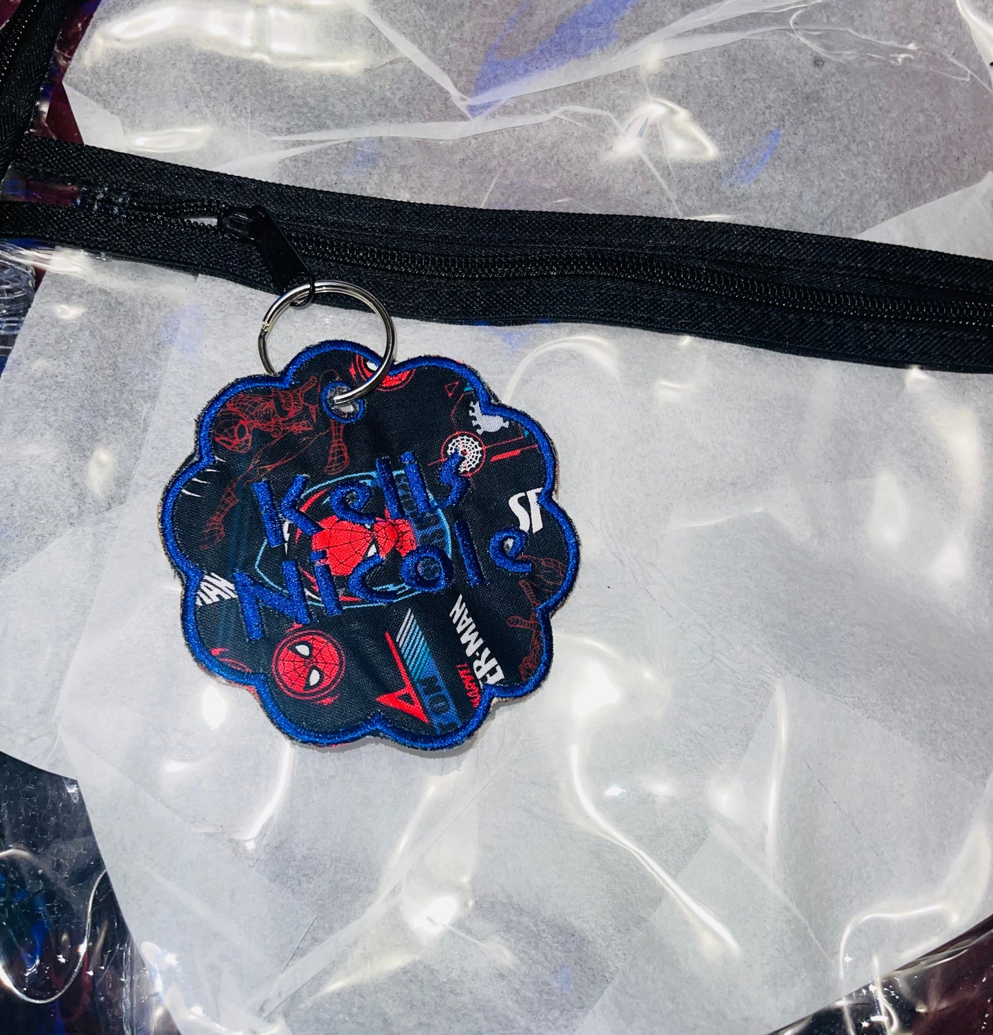 Web-Slinger Spidey Bag Tag