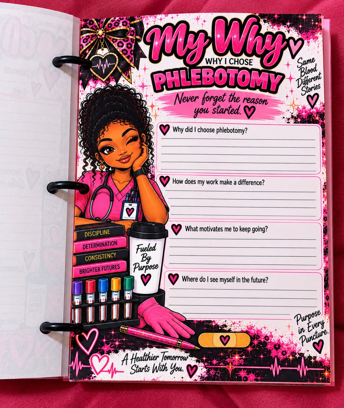 🩸 More Than a Draw — A Journal Made for Phlebotomists! 💉💕