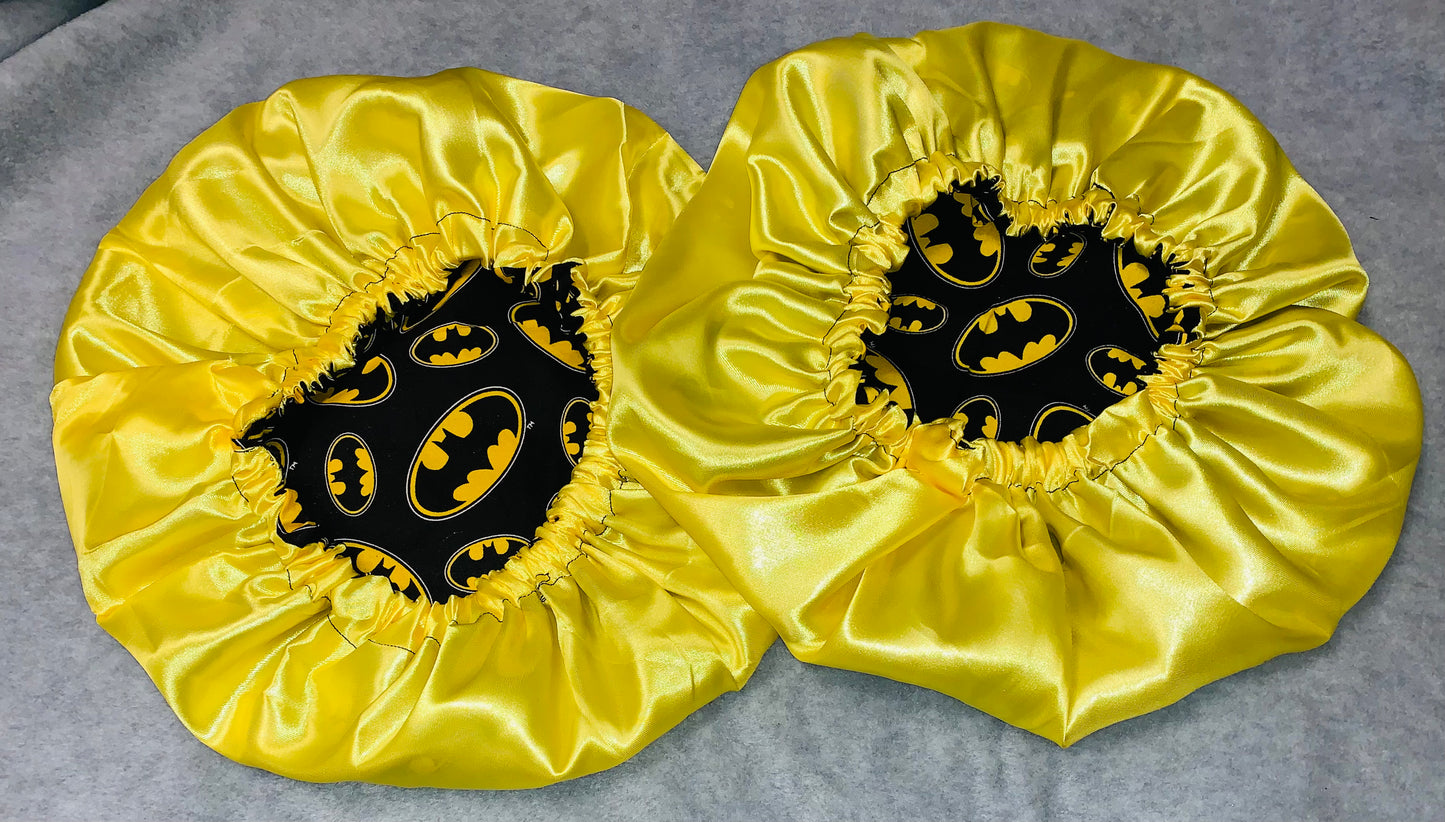 Batman Reversible Satin Bonnet