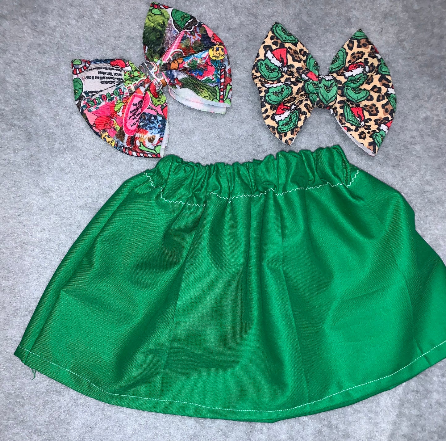 GRINCHMAS Christmas Skirt Set🎅🏼 🎄 🎁