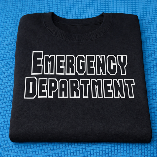 Emergency Department Sweatshirt – ER Nurse Crewneck Pullover