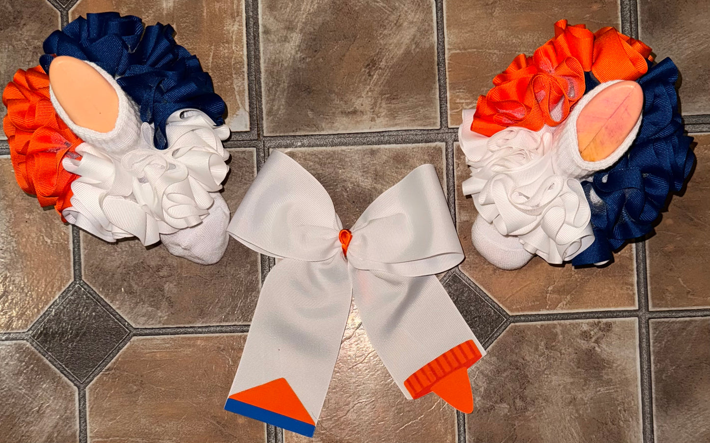 Elmer’s Glue-Inspired Ruffle Sock & Bow Set – Back to School Edition