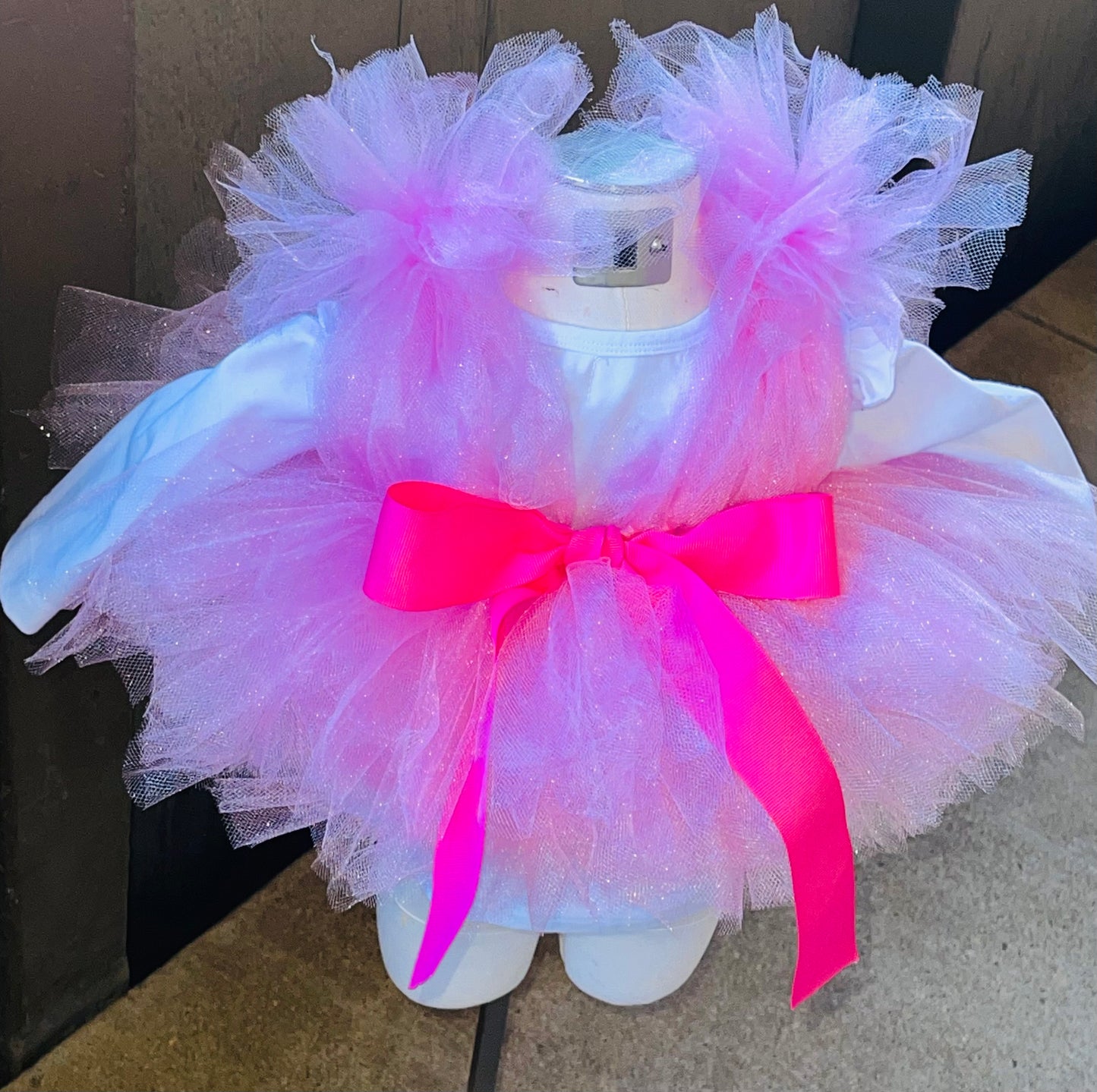 Pink Starburst Tutu Dress