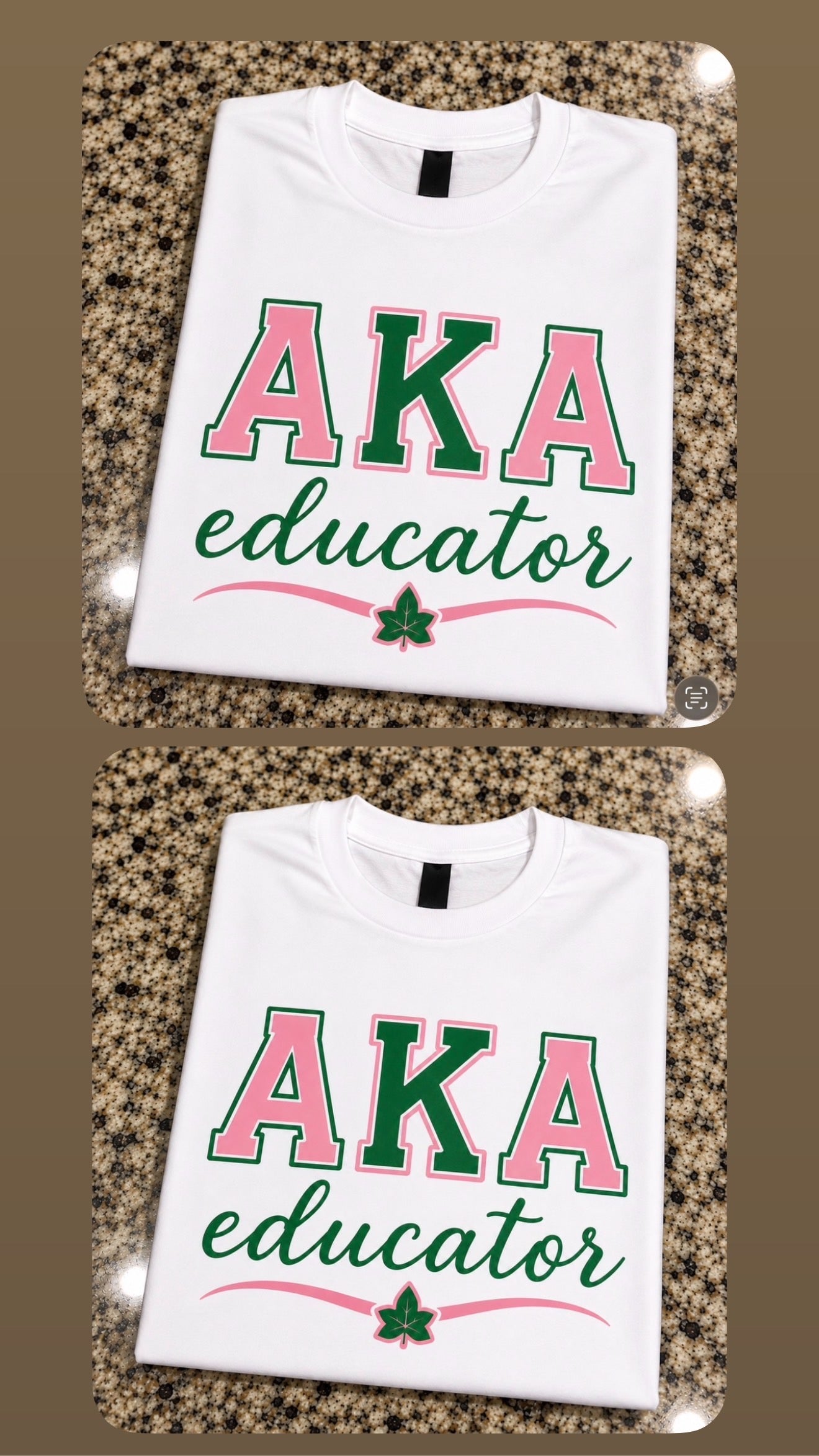 Sorority Educator T-Shirt 💗💚📚