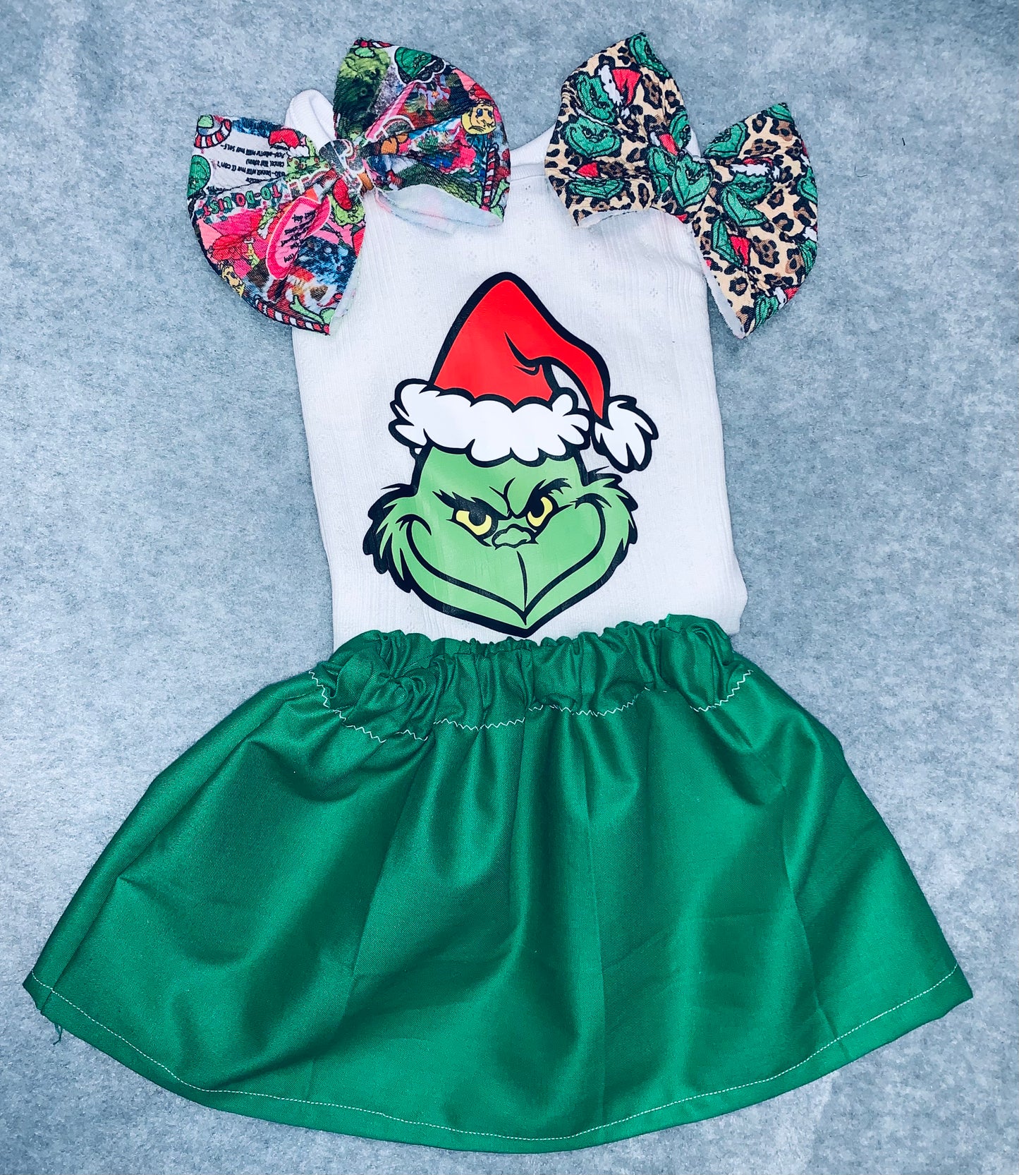 GRINCHMAS Christmas Skirt Set🎅🏼 🎄 🎁