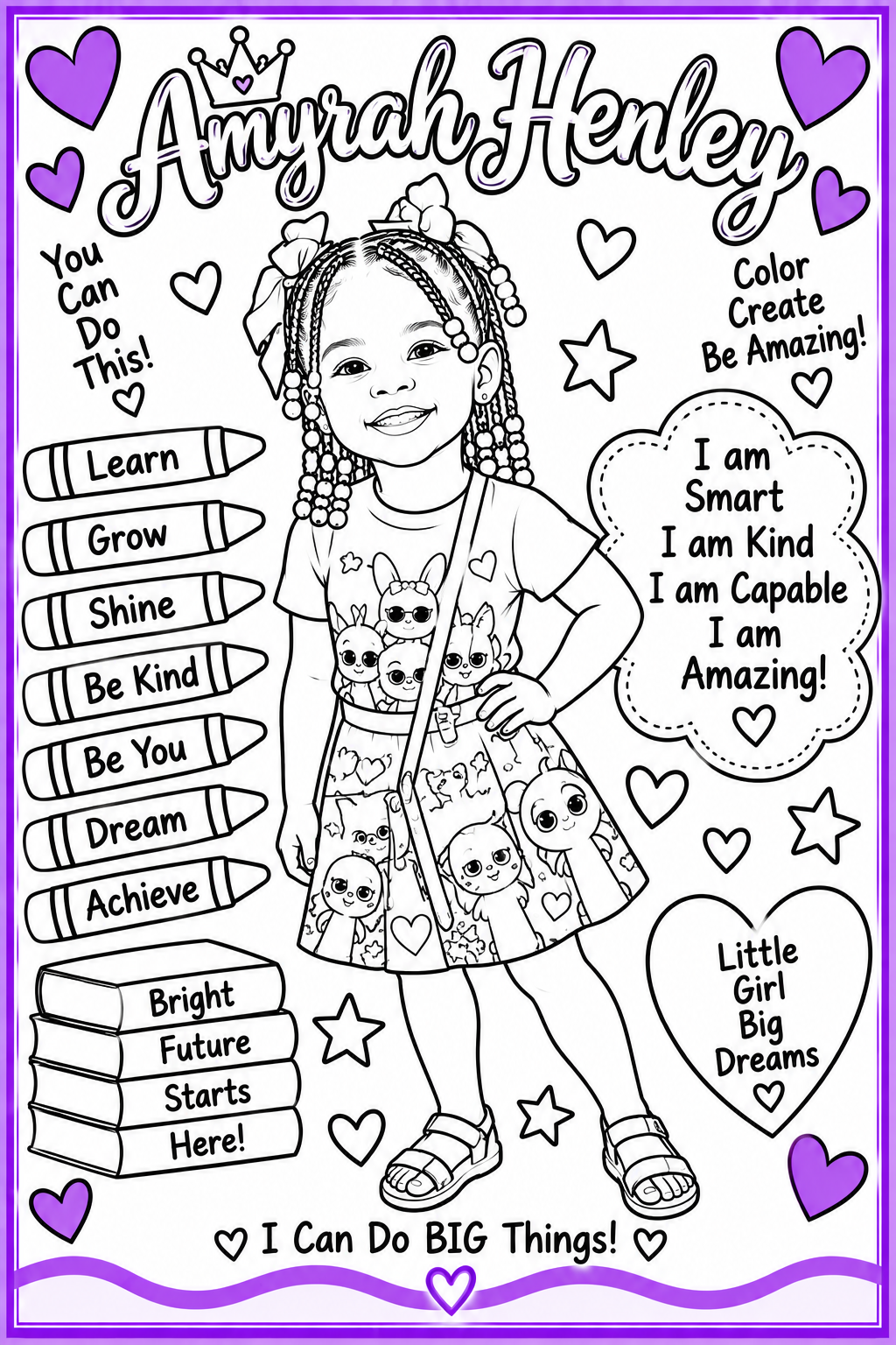 Personalized Kids Learning Worksheets – Custom Photo & Name Activity Sheets