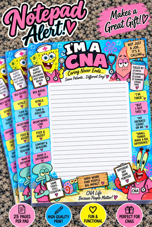 I’m a CNA Notepad