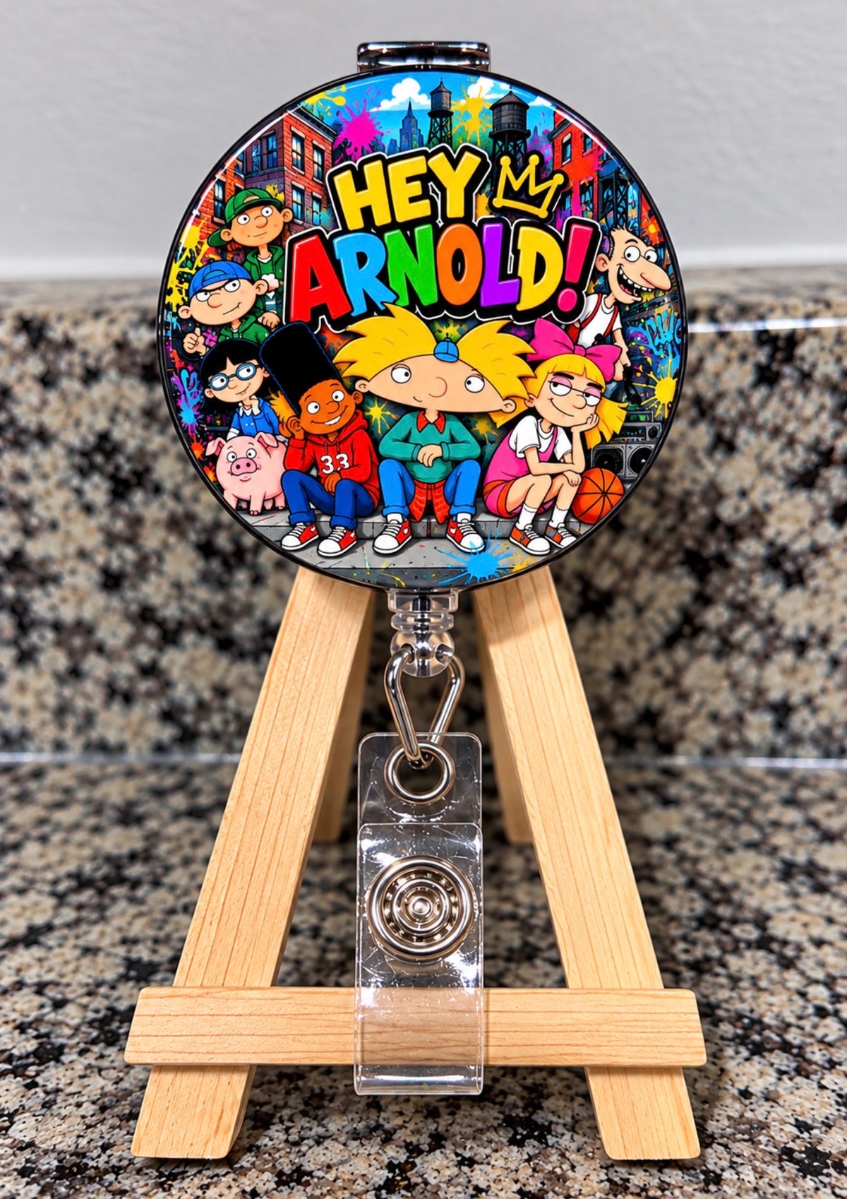 Custom Cartoon Retractable Badge Reel | Personalized Nurse Reel