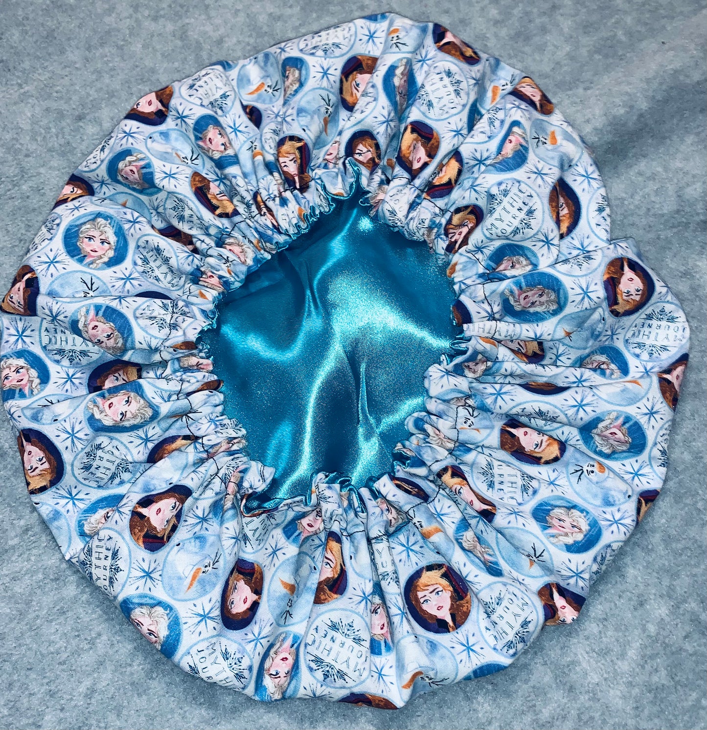 Frozen Reversible Satin Bonnet