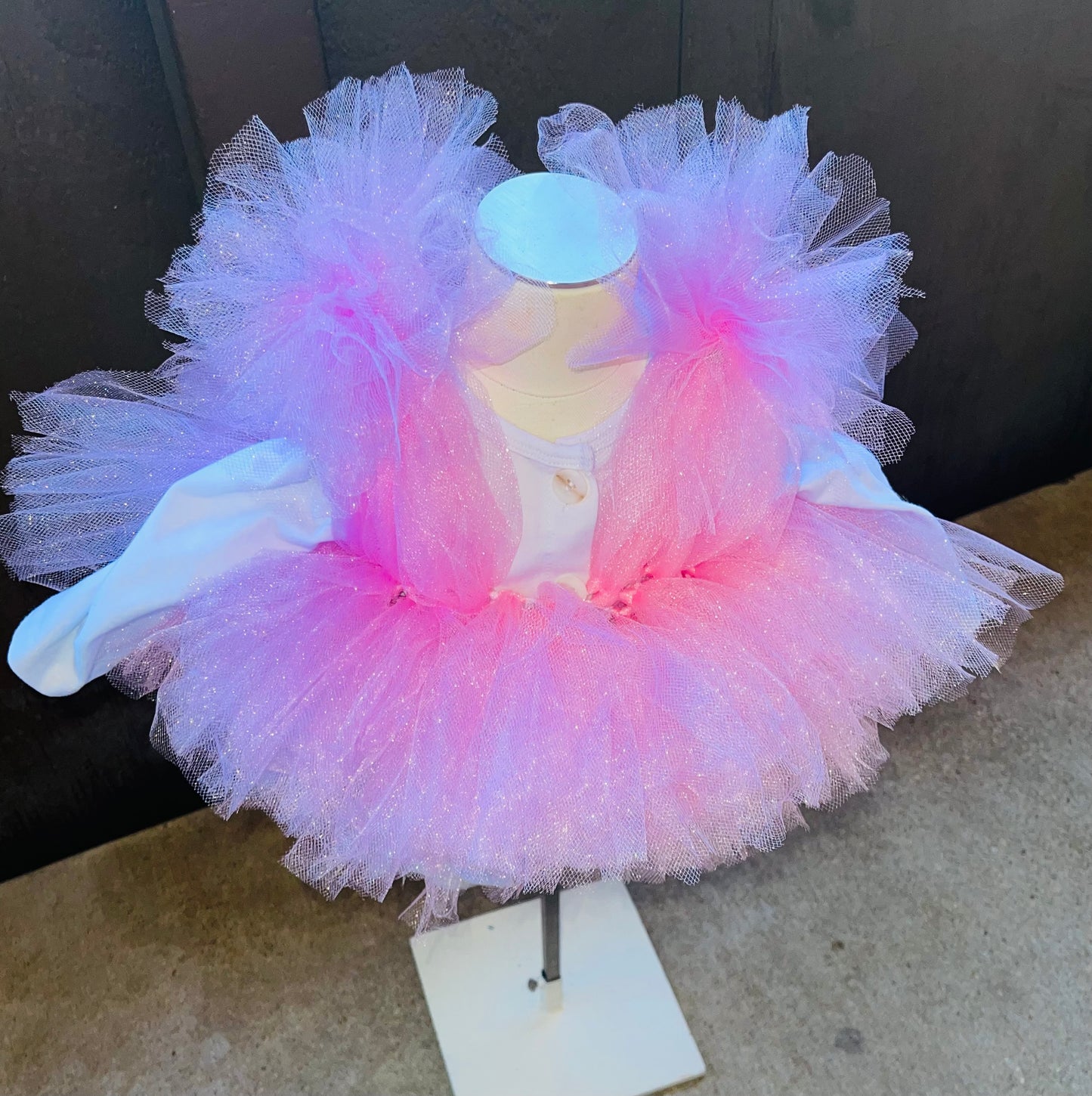 Pink Starburst Tutu Dress