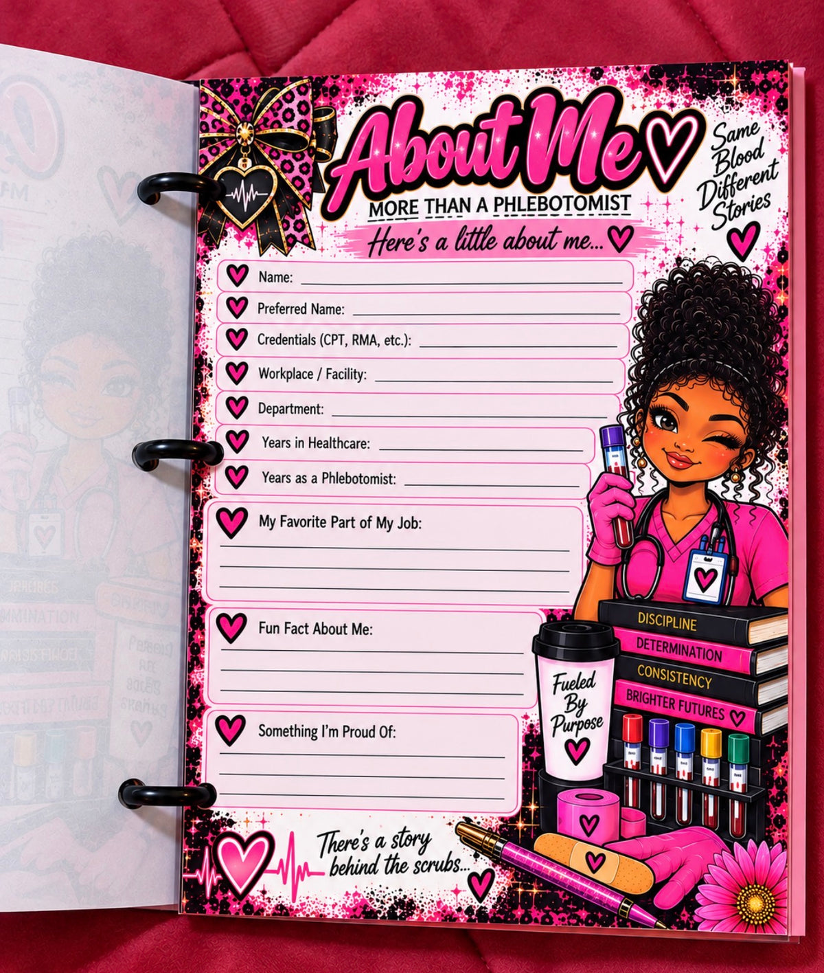 🩸 More Than a Draw — A Journal Made for Phlebotomists! 💉💕