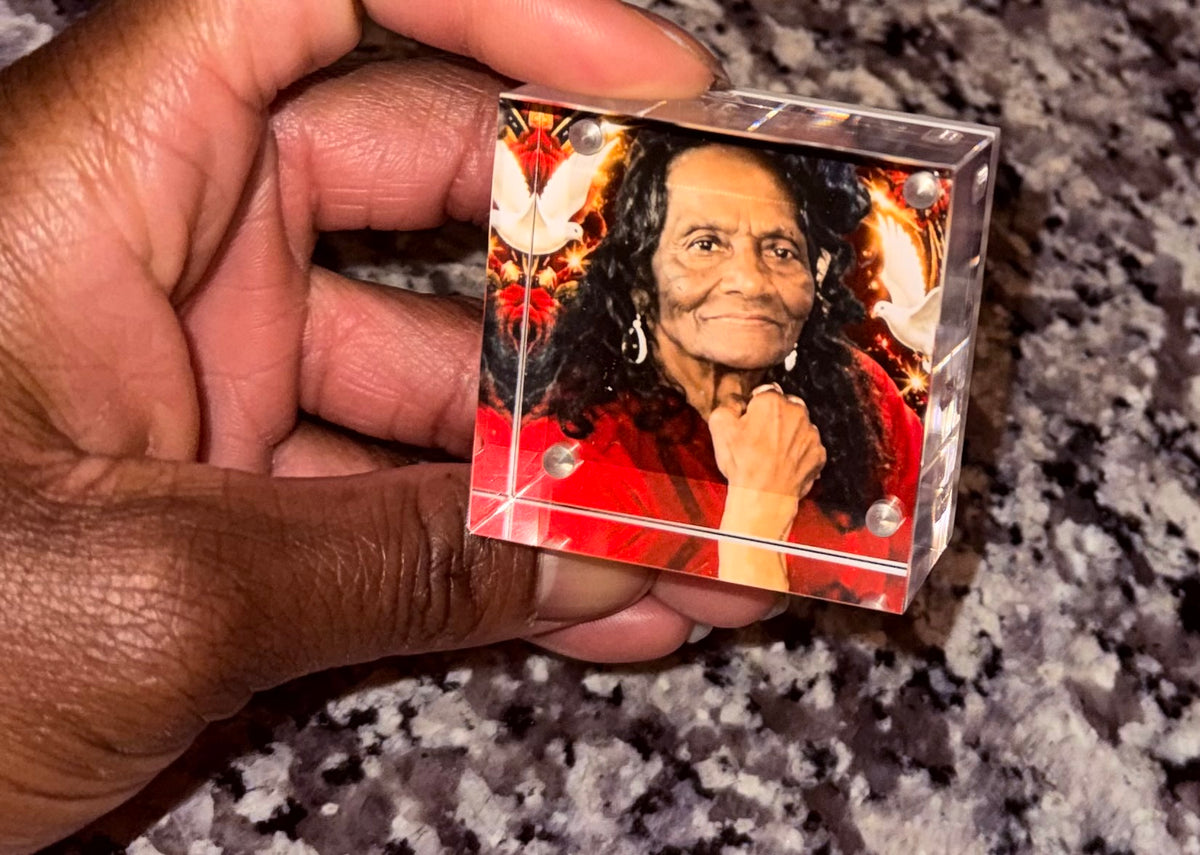 Personalized 2x2 Acrylic Photo Block | Custom Photo Keepsake | Personalized Picture Gift