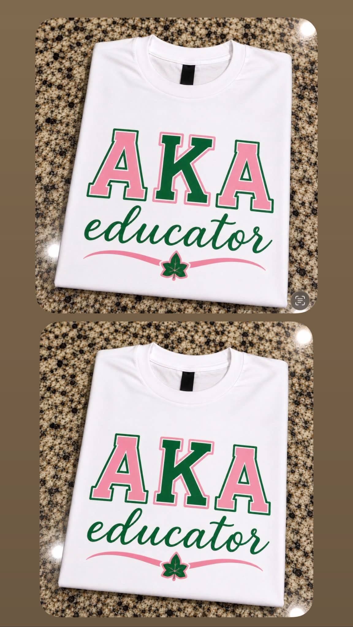 Sorority Educator T-Shirt 💗💚📚