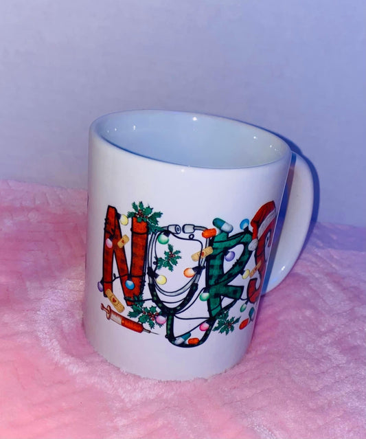 Nurse Christmas Mug