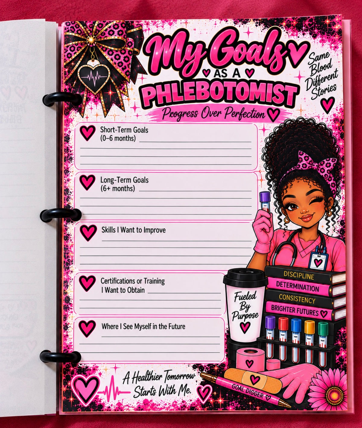🩸 More Than a Draw — A Journal Made for Phlebotomists! 💉💕