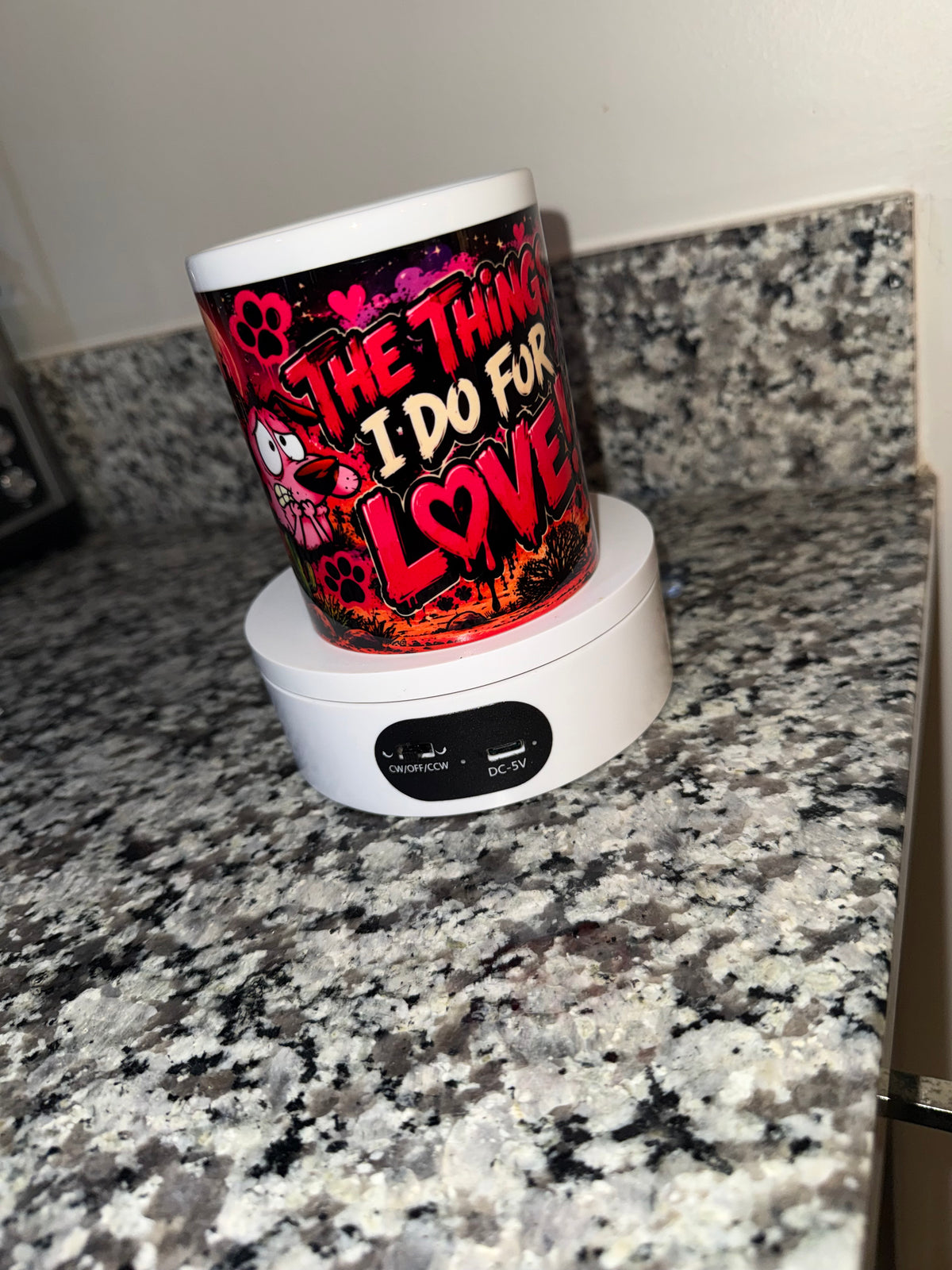 🐾 Courage the Cowardly Dog 11 oz Coffee Mug – Cartoon-Inspired Sublimation Mug