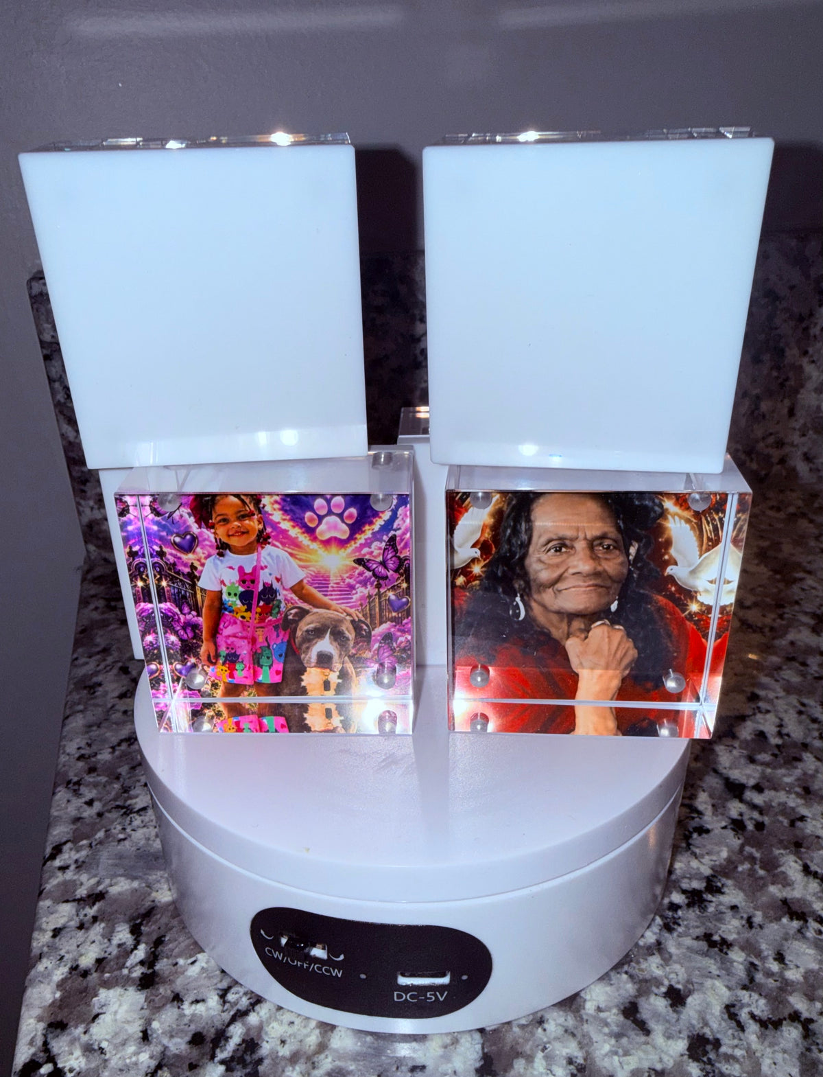 Personalized 2x2 Acrylic Photo Block | Custom Photo Keepsake | Personalized Picture Gift