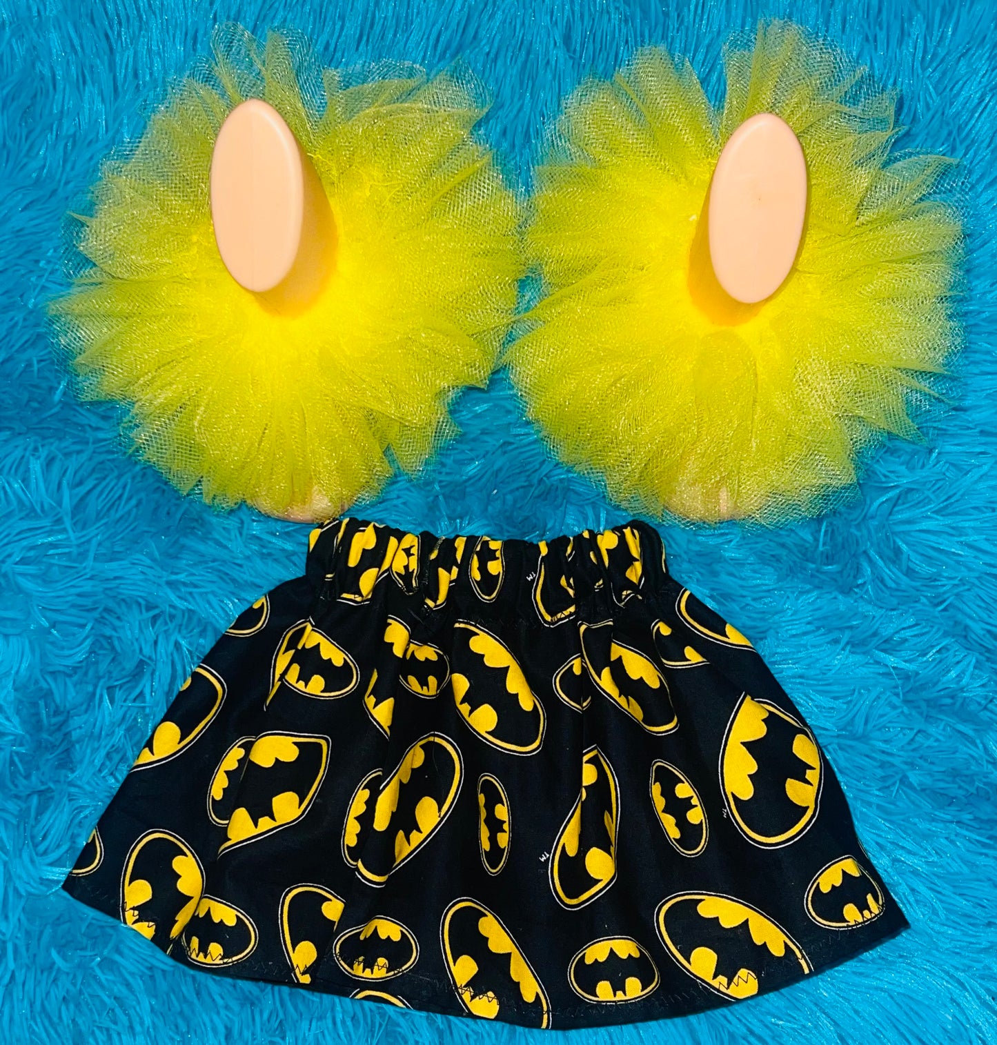 Batman Skirt & Tutu Ruffle Anklets