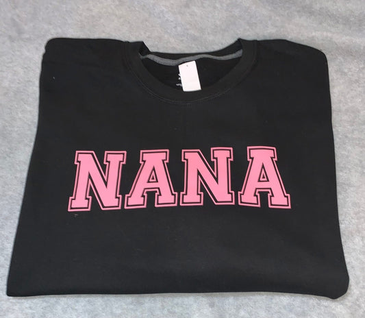 NANA Sweatshirt – Cozy, Custom, and Stylish for Grandma