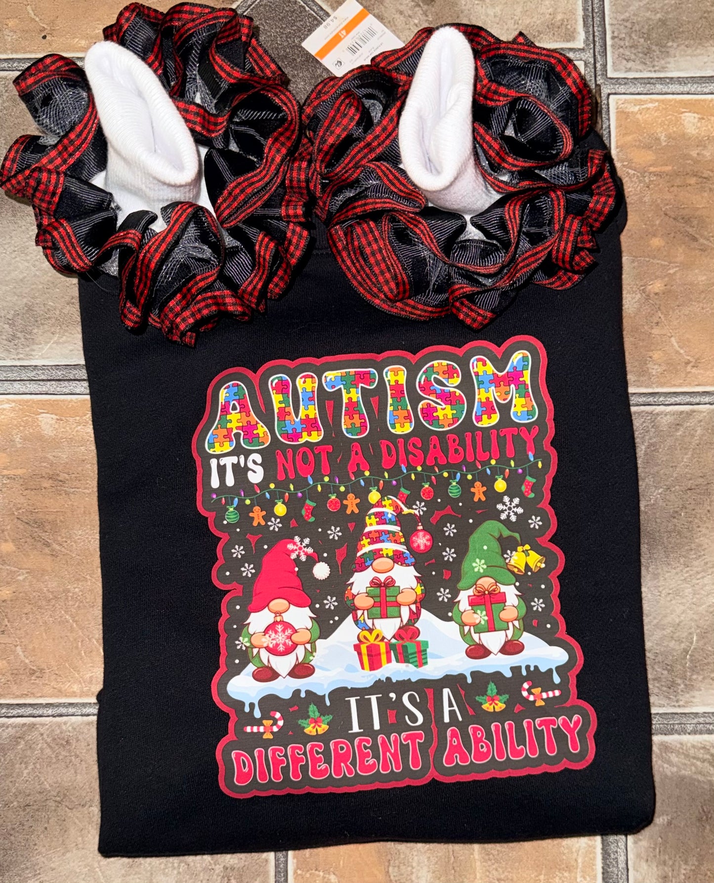 Autism Awareness Christmas Shirt | “It’s Not a Disability, It’s a Different Ability”