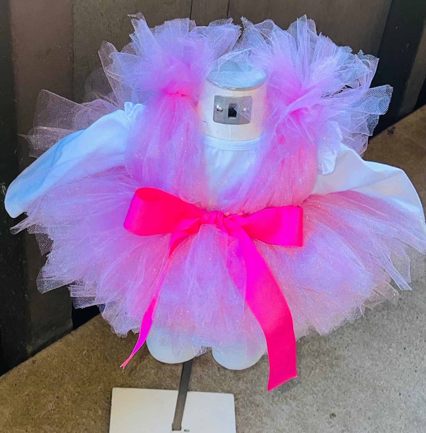 Pink Starburst Tutu Dress