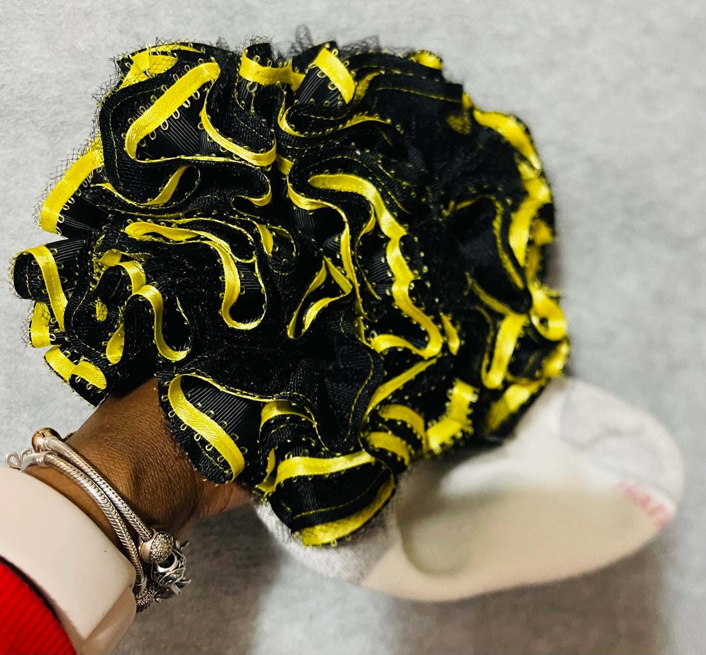 Bumble Bee Ruffle Socks