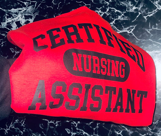 Certified Nursing Assistant Sweatshirt – Bold Style for Healthcare Heroes