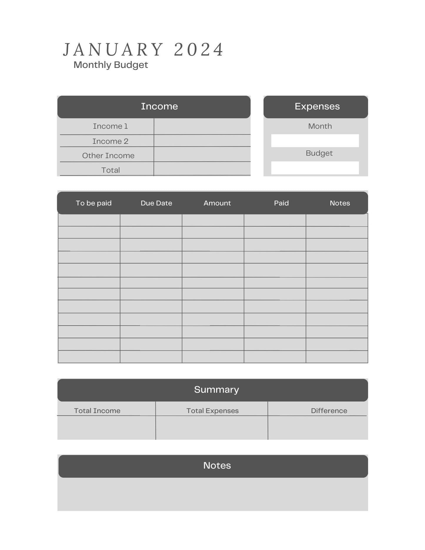 2024 Healthcare Worker Digital Planner