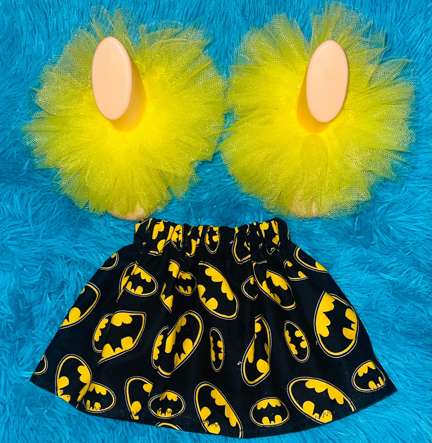 Batman Skirt & Tutu Ruffle Anklets