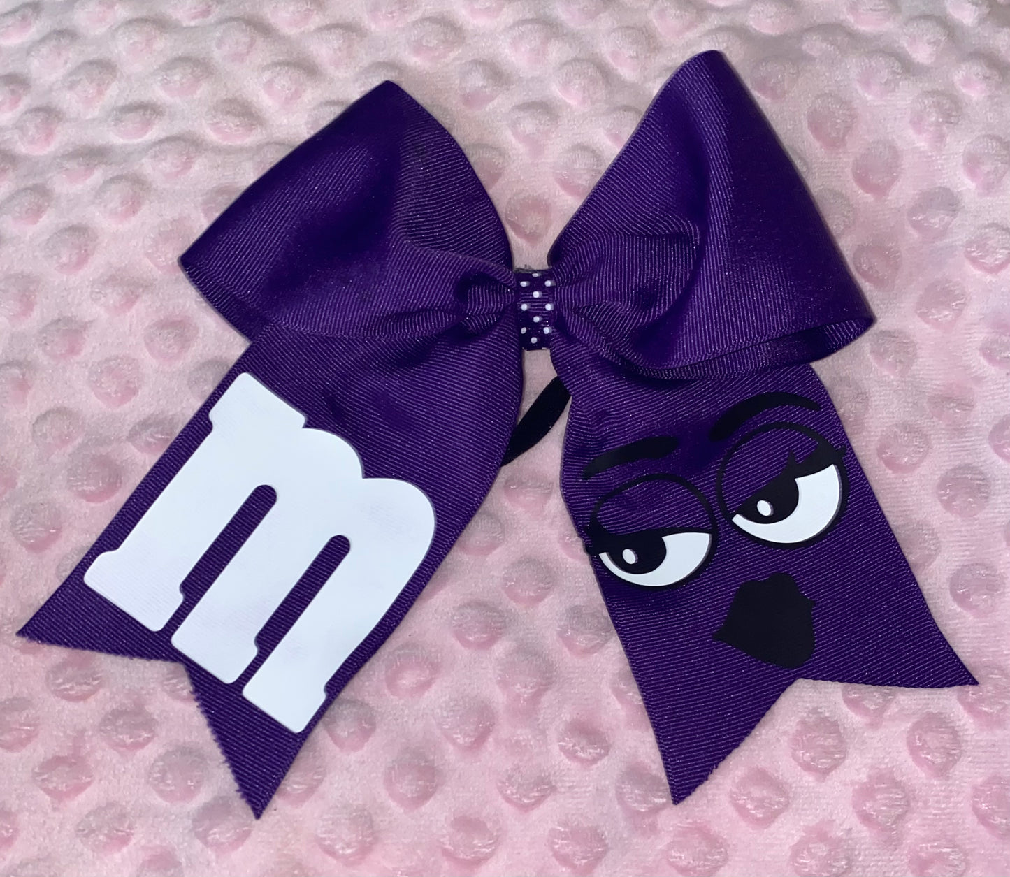 M&M Candy Inspired Cheer Bow